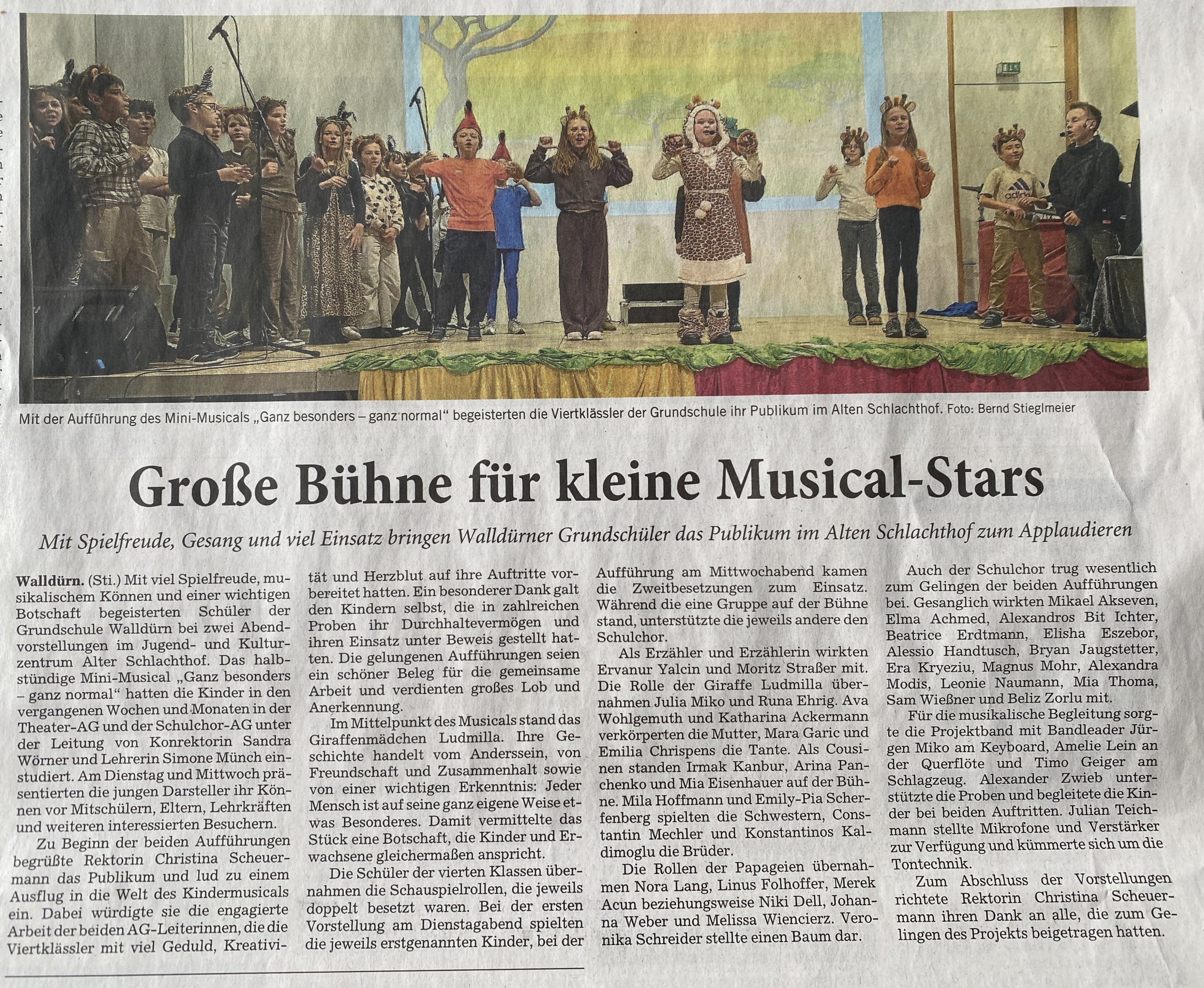 Bericht Musical