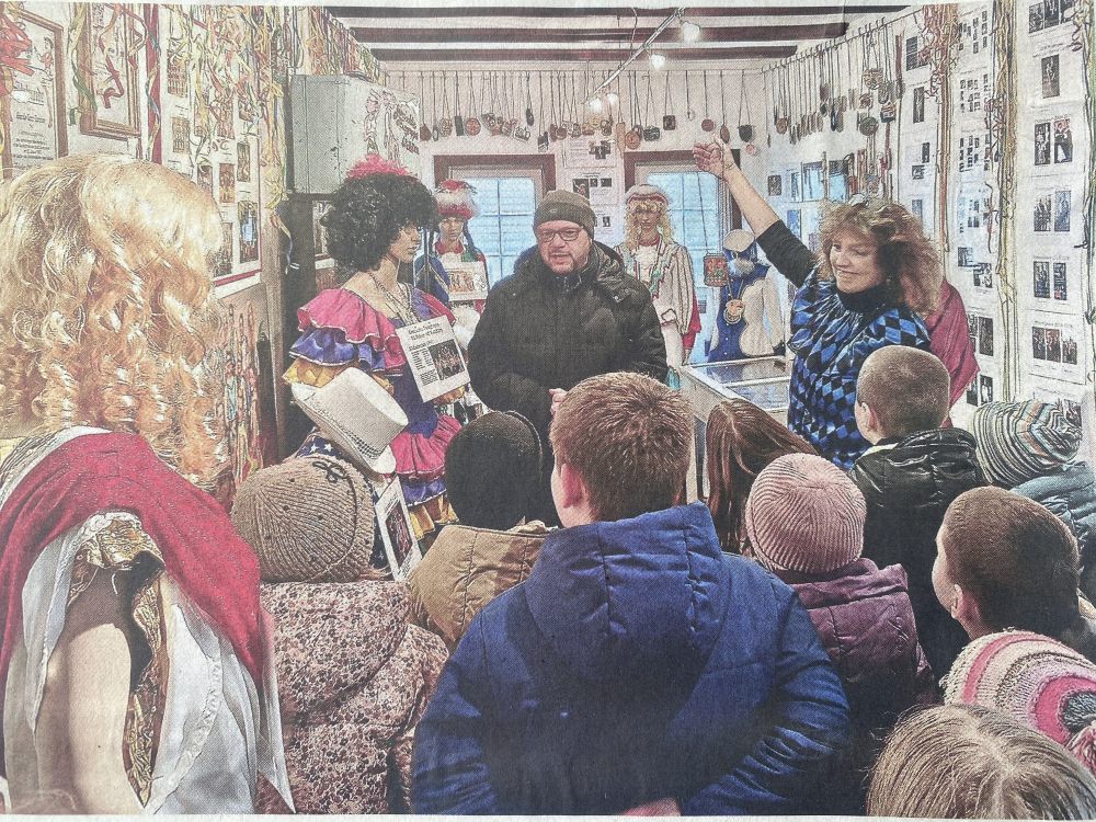 Die GS Walldürn besucht die Faschenaachtsausstellung